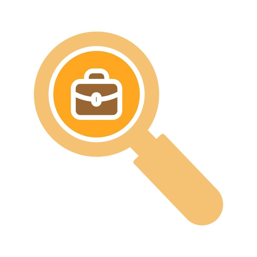 Job Hunting Icon Design vector