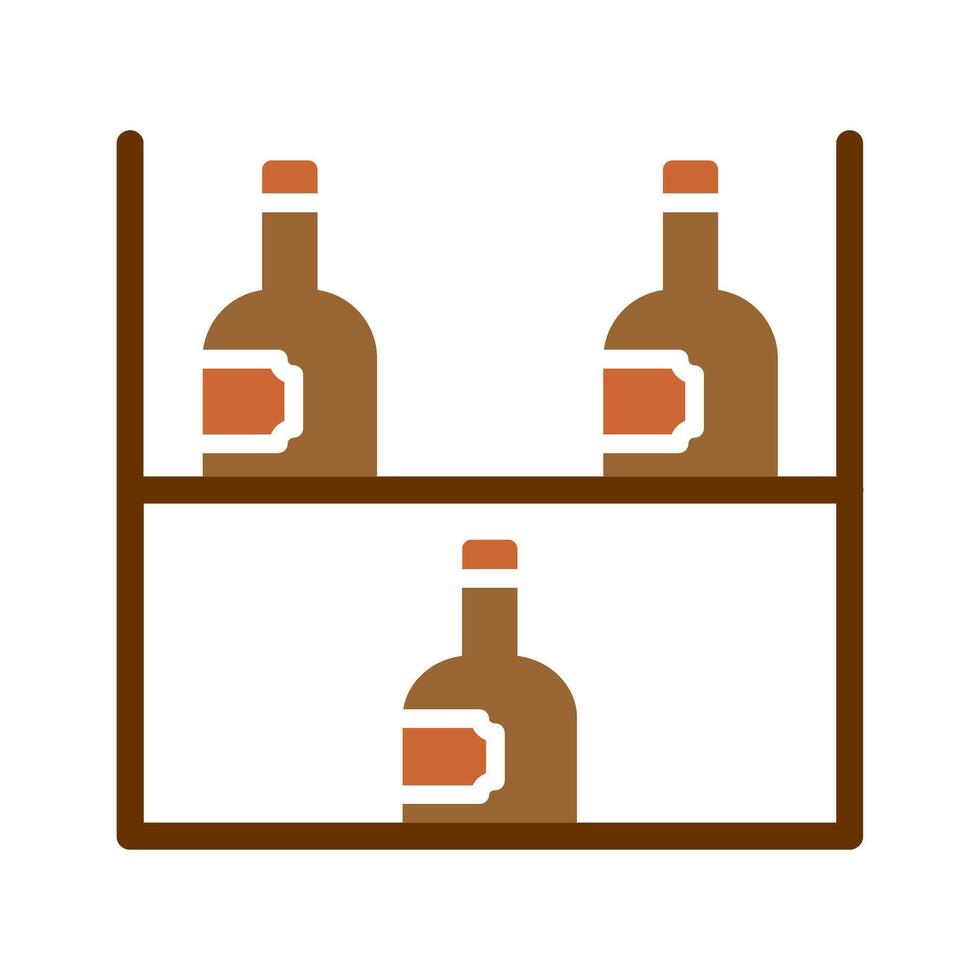 Wine Rack Icon Design vector