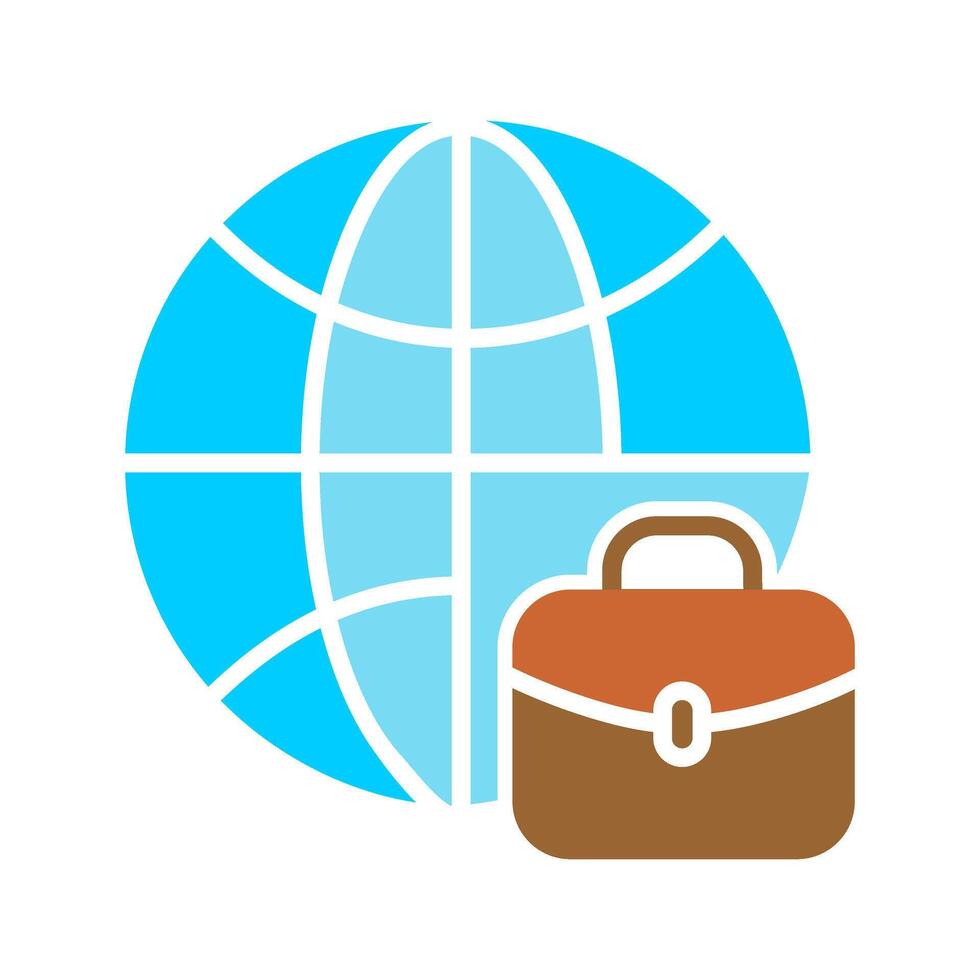 International Job Icon Design vector