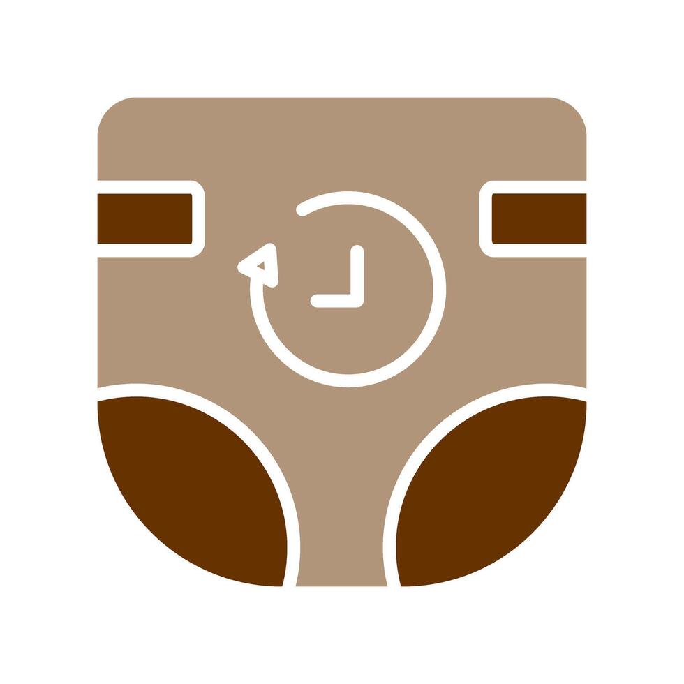 Diaper Duty Icon Design vector
