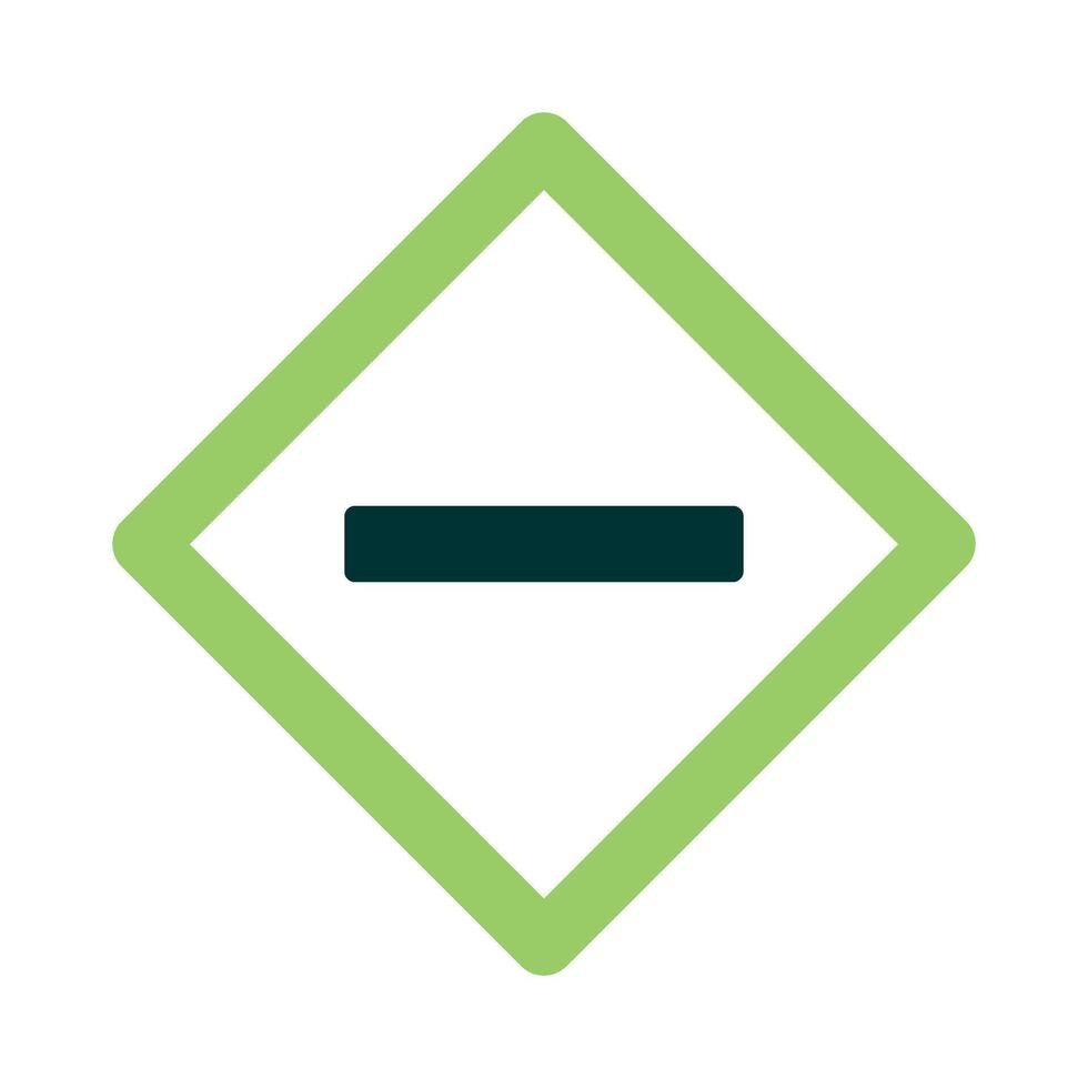 Minus Sign Icon Design vector