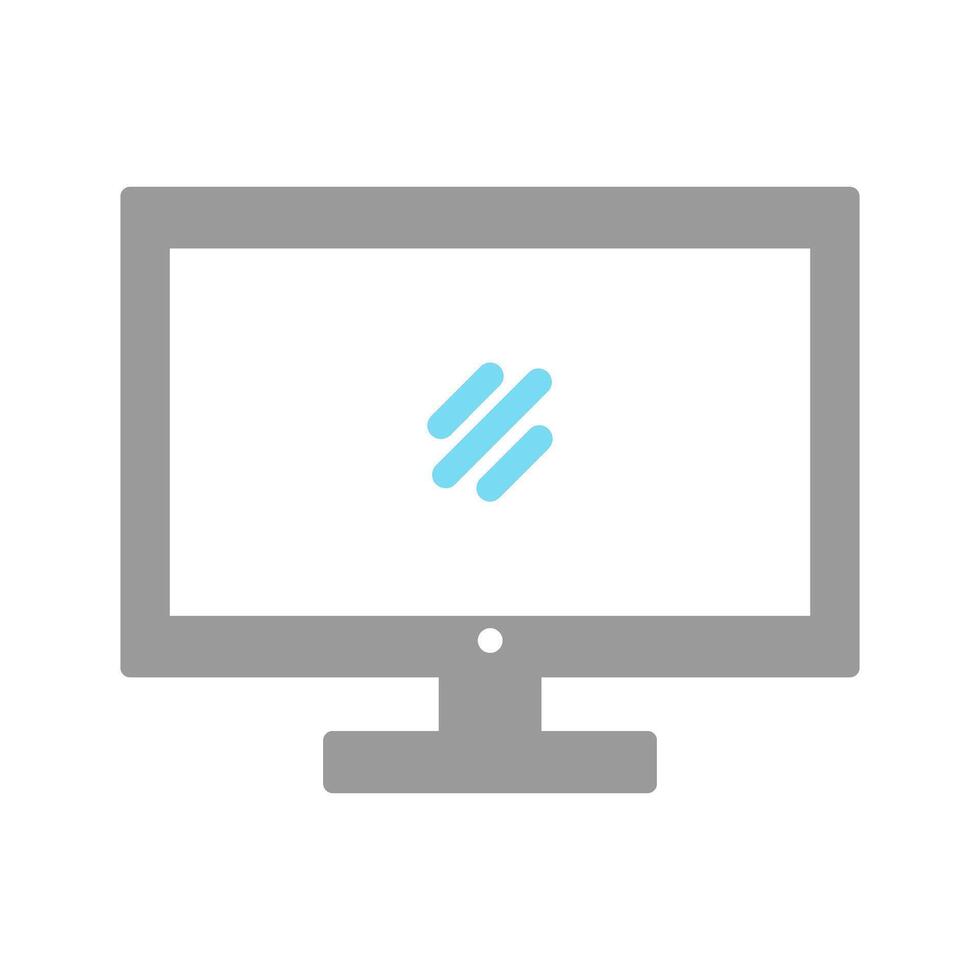 Monitor Icon Design vector