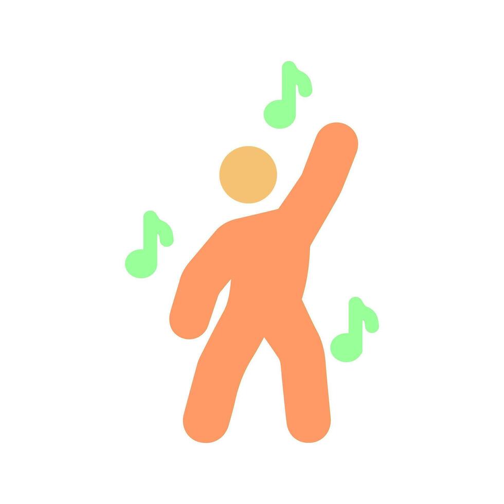 Music and Dance Icon Design vector