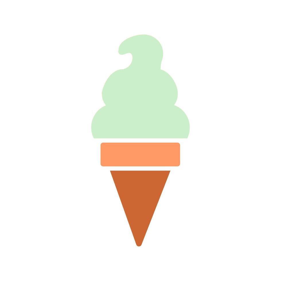 Ice Cream Icon Design vector