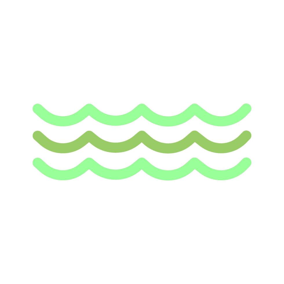 Water Wave Icon Design vector