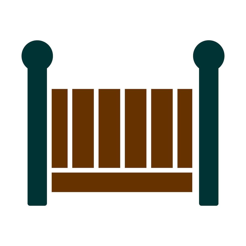 Nursery Cots Icon Design vector