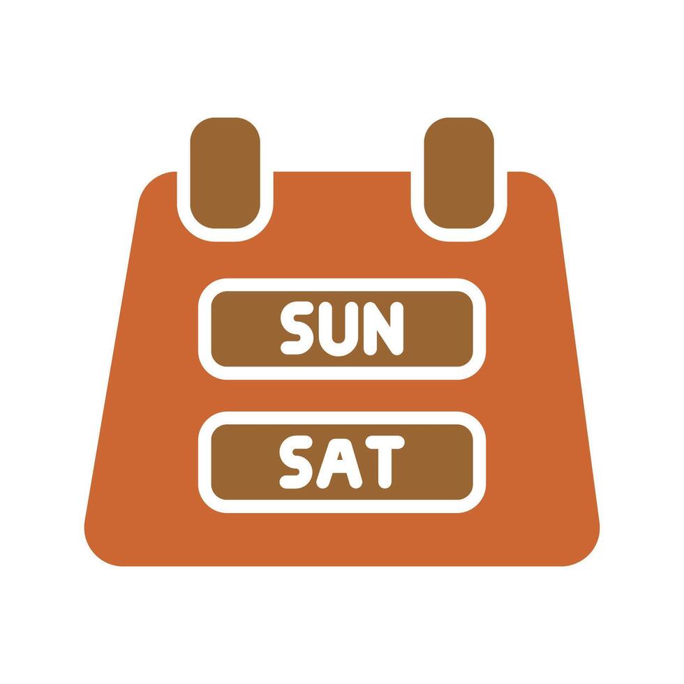 Weekend Getaway Icon Design vector