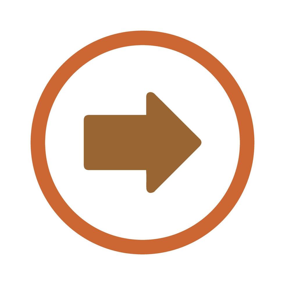 Right Arrow Icon Design vector