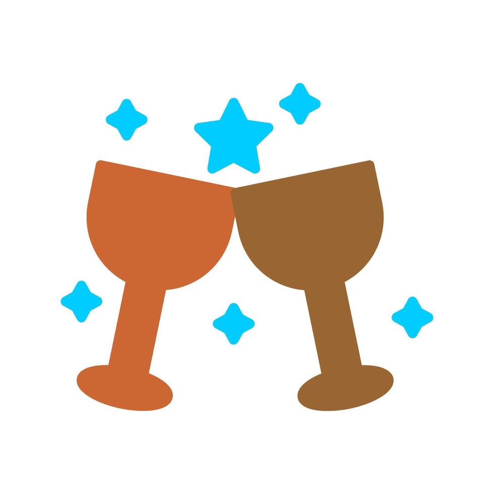 Wine Party Icon Design vector