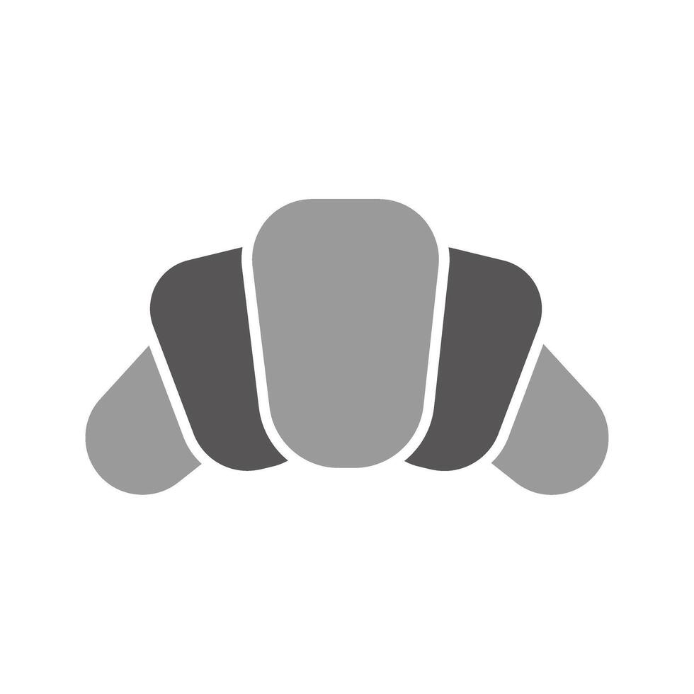 Croissant Icon Design vector