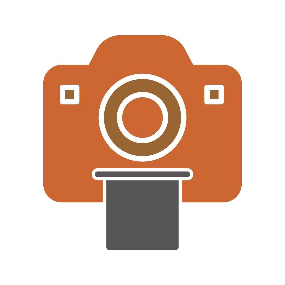 Polaroid Photos Icon Design vector