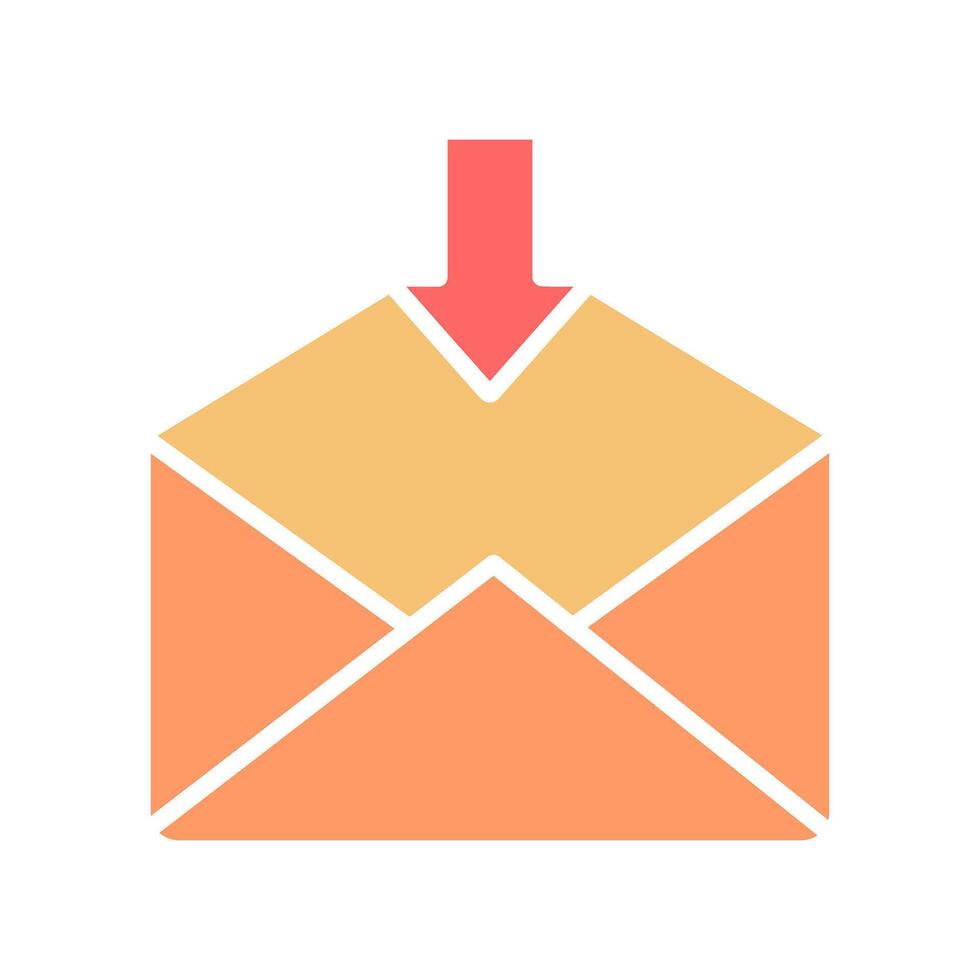 Receive Icon Icon Design vector