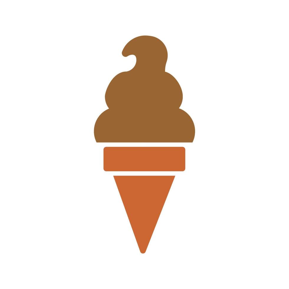 Ice Cream Icon Design vector