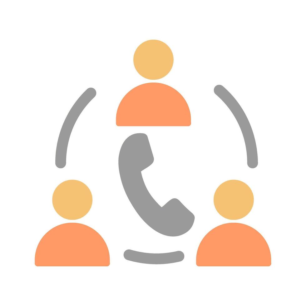 Contact Team Icon Design vector