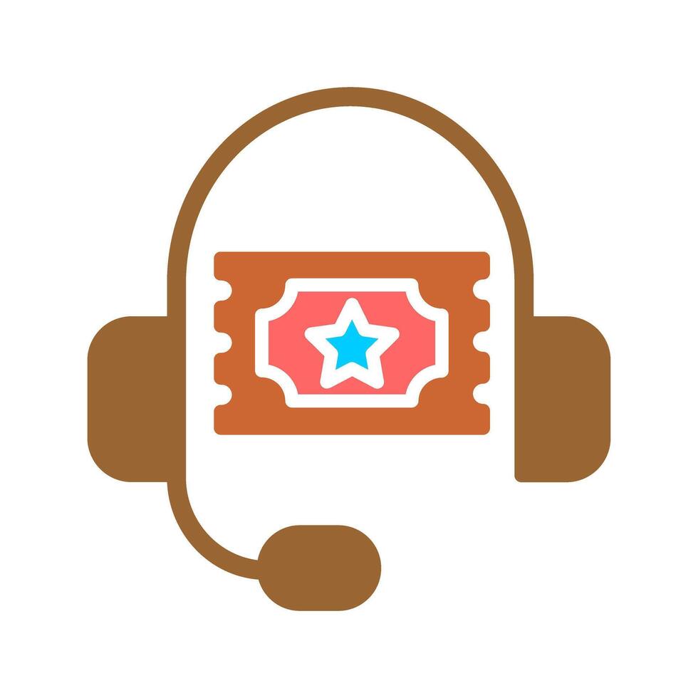 Support Ticket Icon Design vector