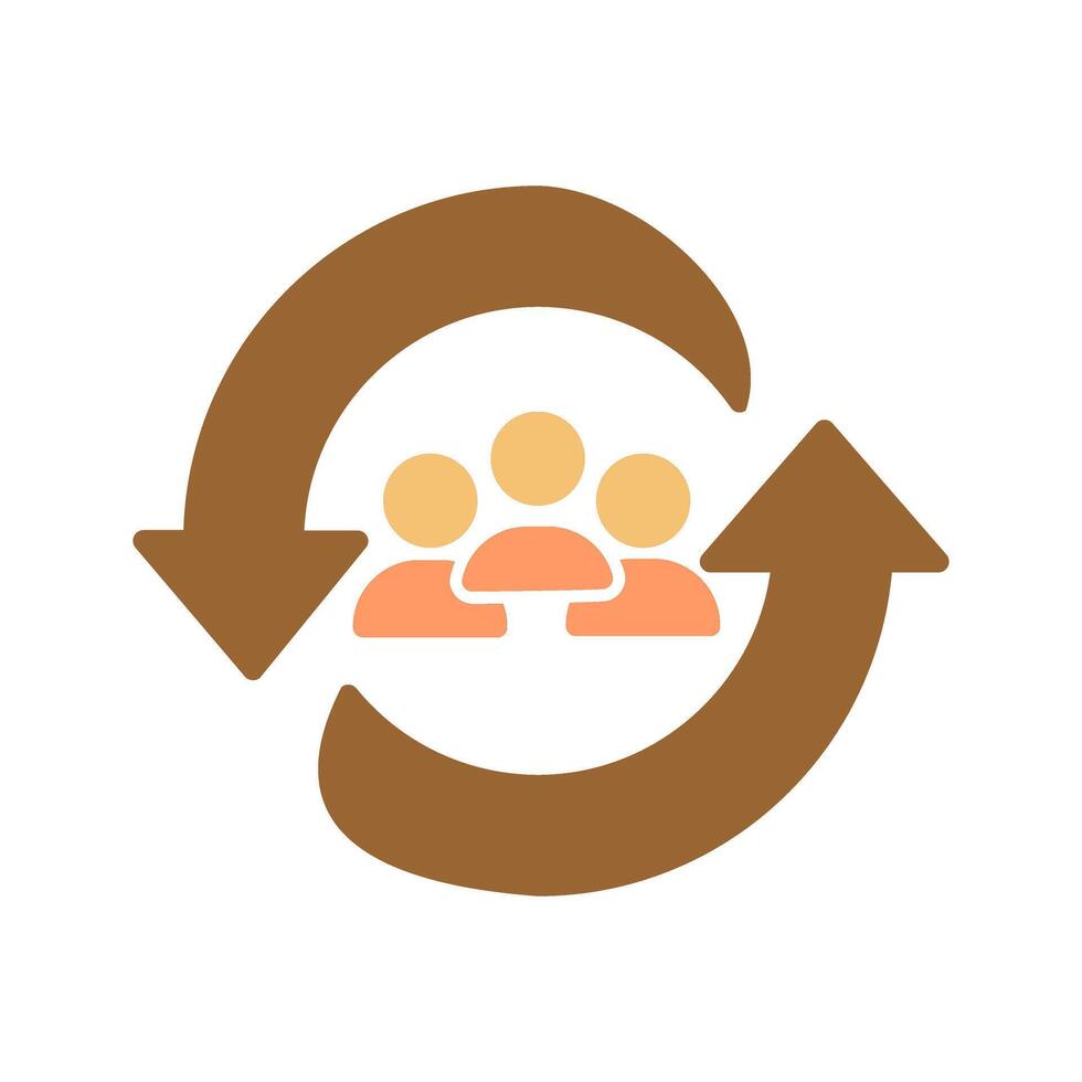 Career Change Icon Design vector