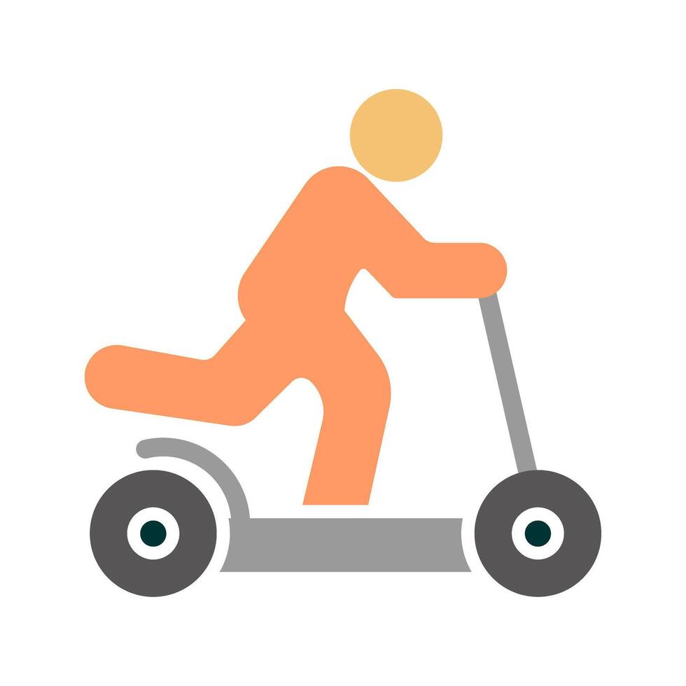 Kick Scooter Icon Design vector