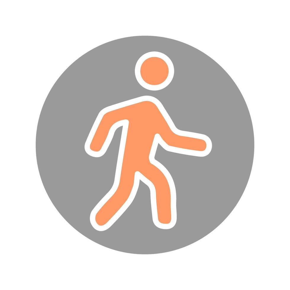 Person Walking Icon Design vector