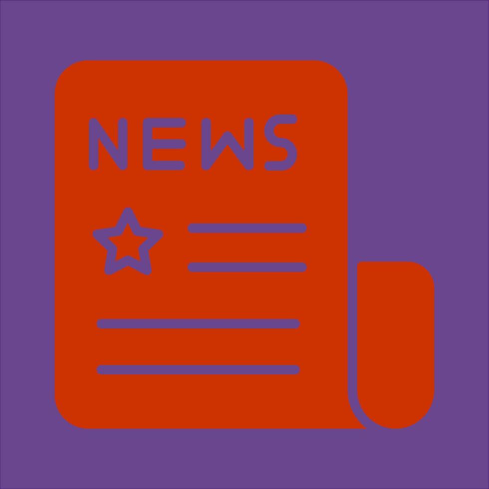 News Headlines Icon Design vector