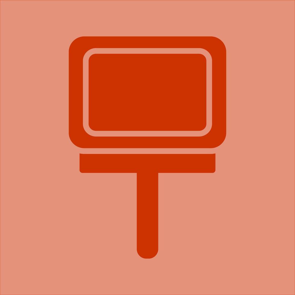 Billboard Icon Design vector