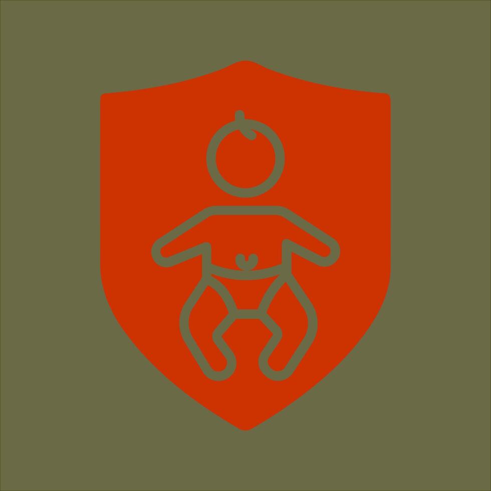 Baby Safety Icon Design vector