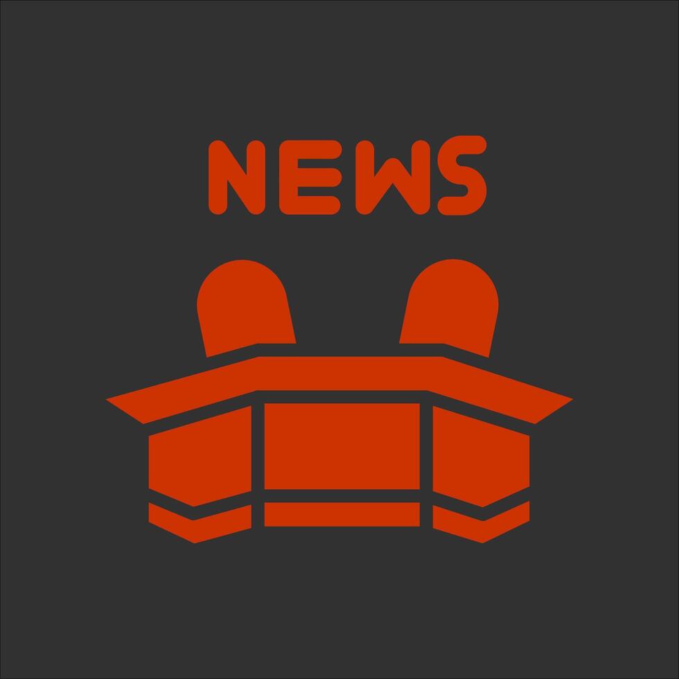 Newsroom Icon Design vector