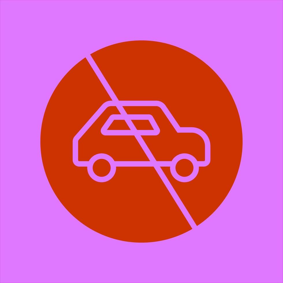 Prohibited Sign Icon Design vector