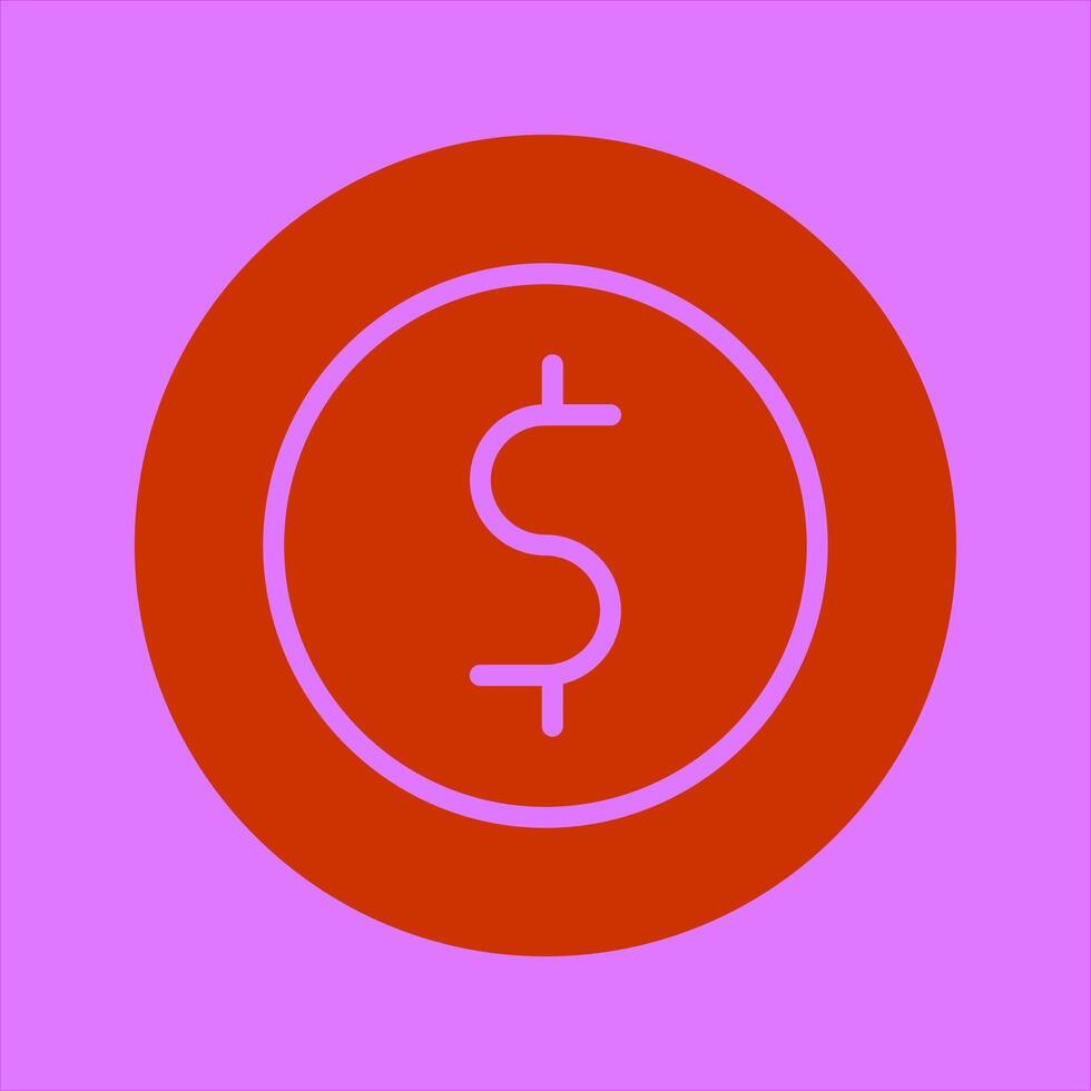 Coin Icon Design vector