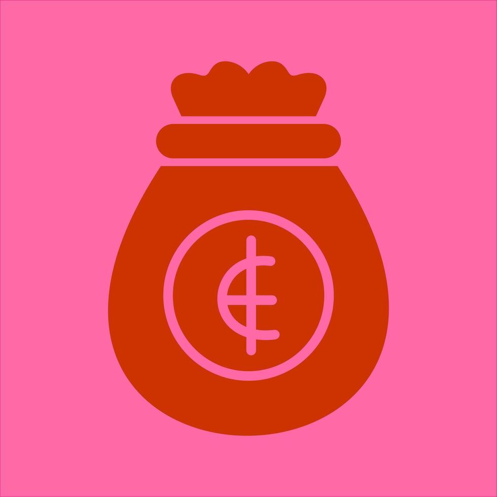 Money Bag Icon Design vector