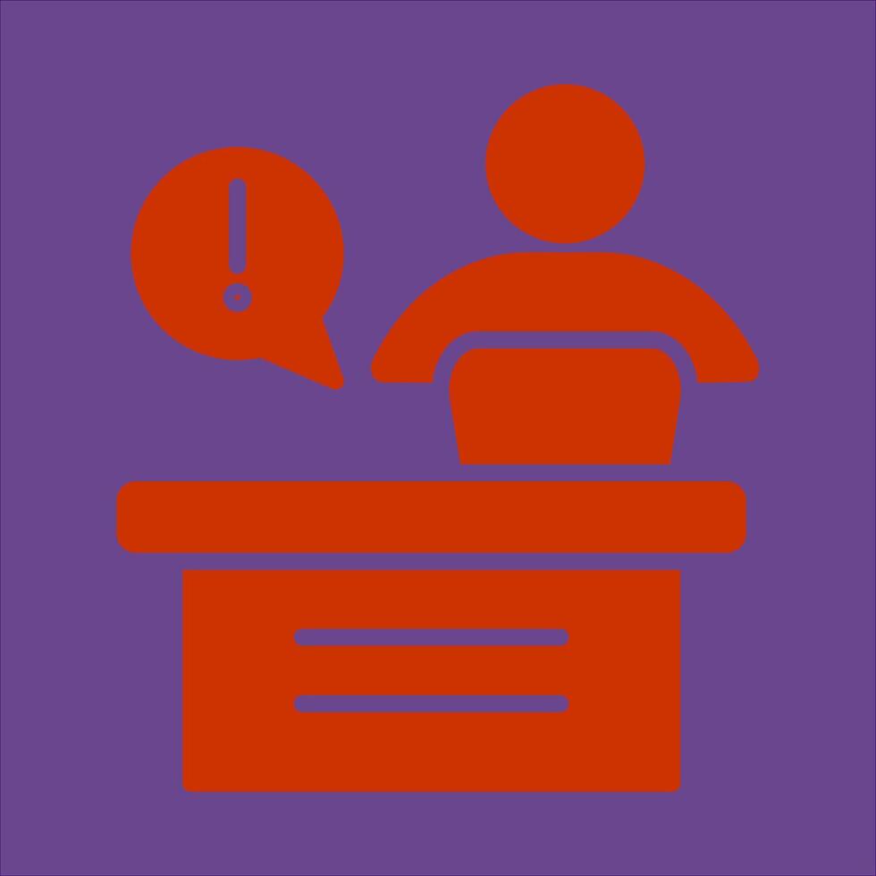 Service Desk Icon Design vector