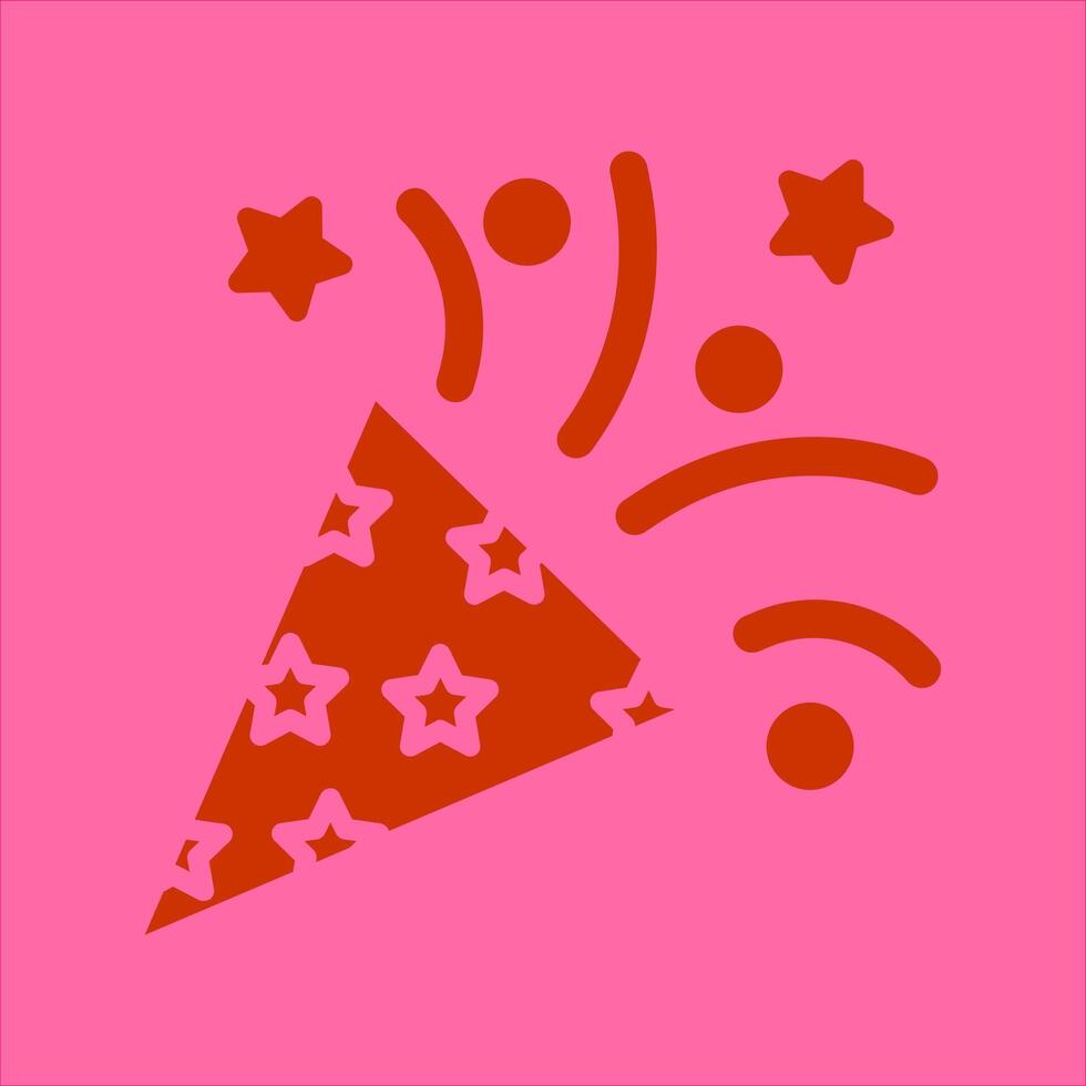 Confetti Icon Design vector