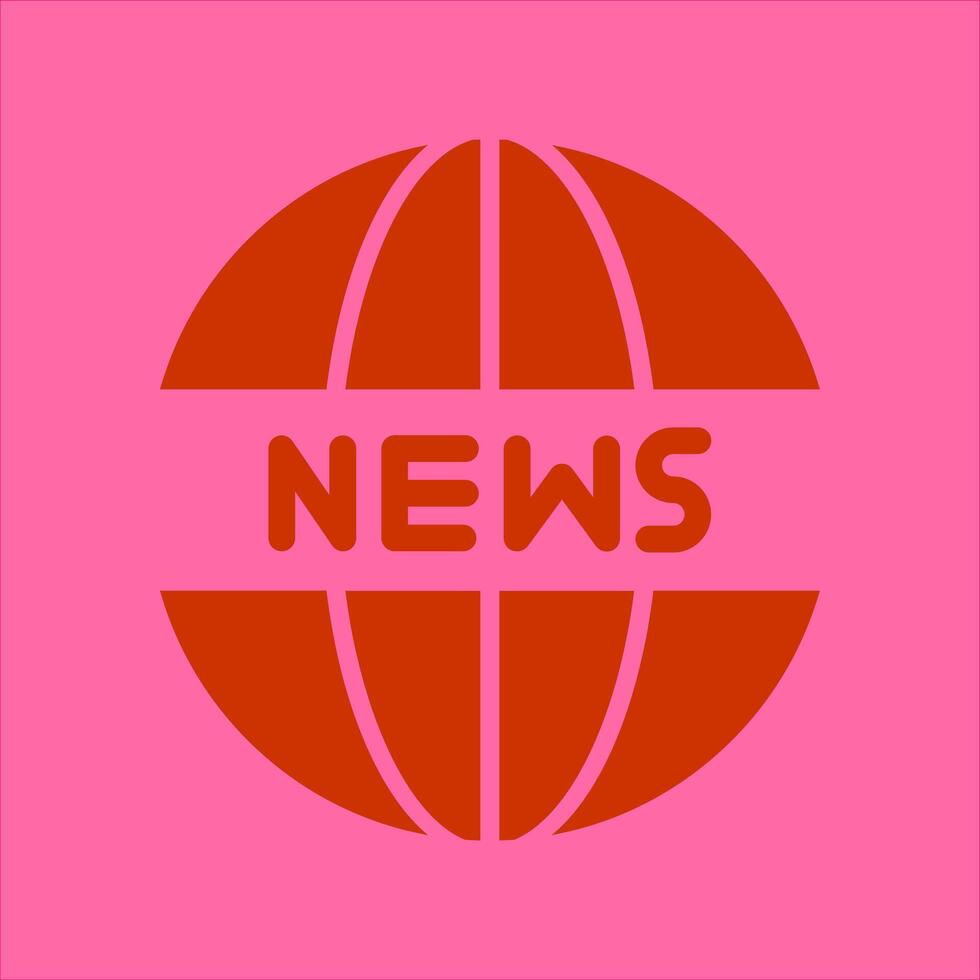 News Website Icon Design vector