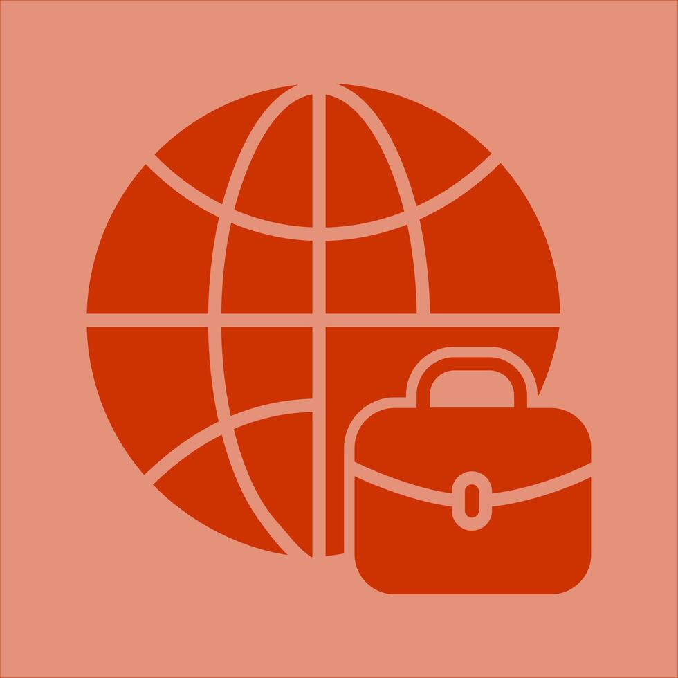 International Job Icon Design vector