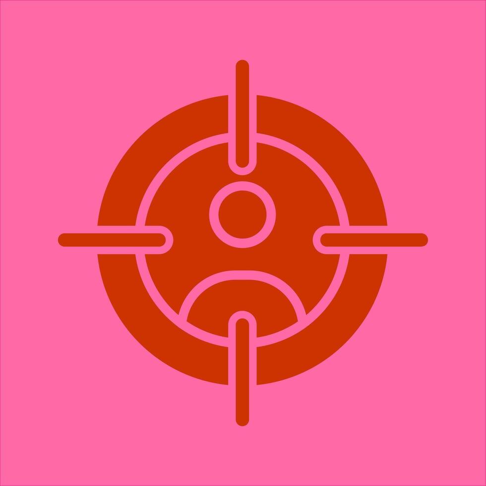 Target Audience Icon Design vector