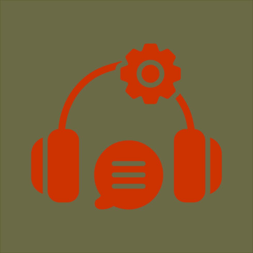 Technical Support Icon Design vector