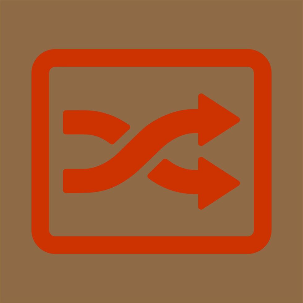 Shuffle Tracks Button Icon Design vector