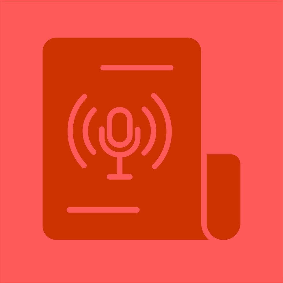 Podcast Icon Design vector