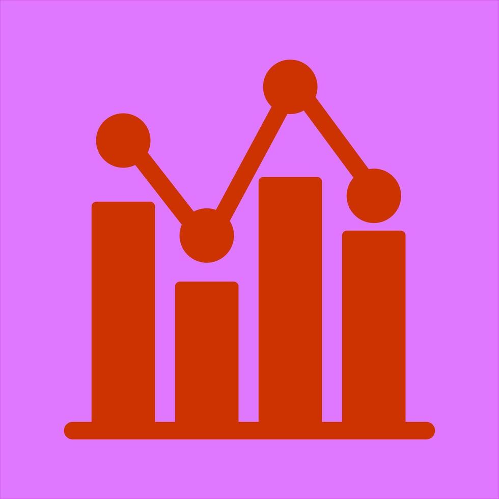 Bar Chart Icon Design vector