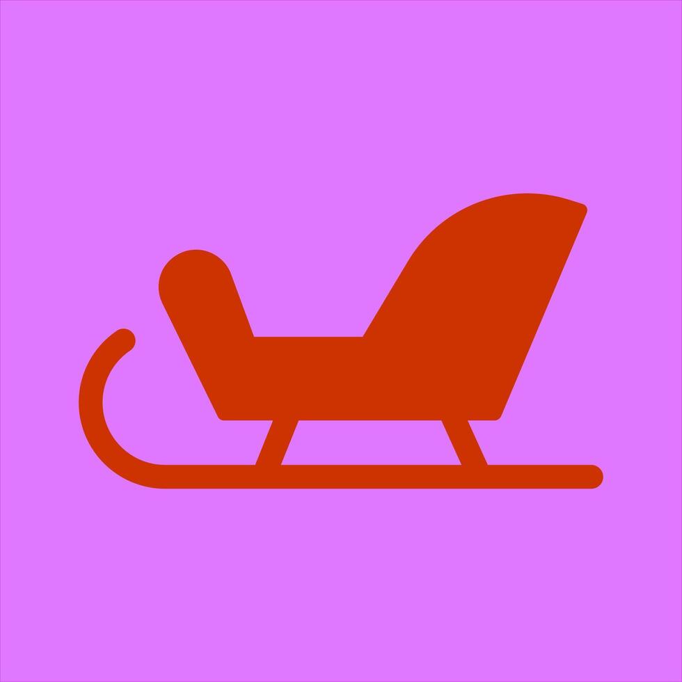 Sleigh Icon Design vector