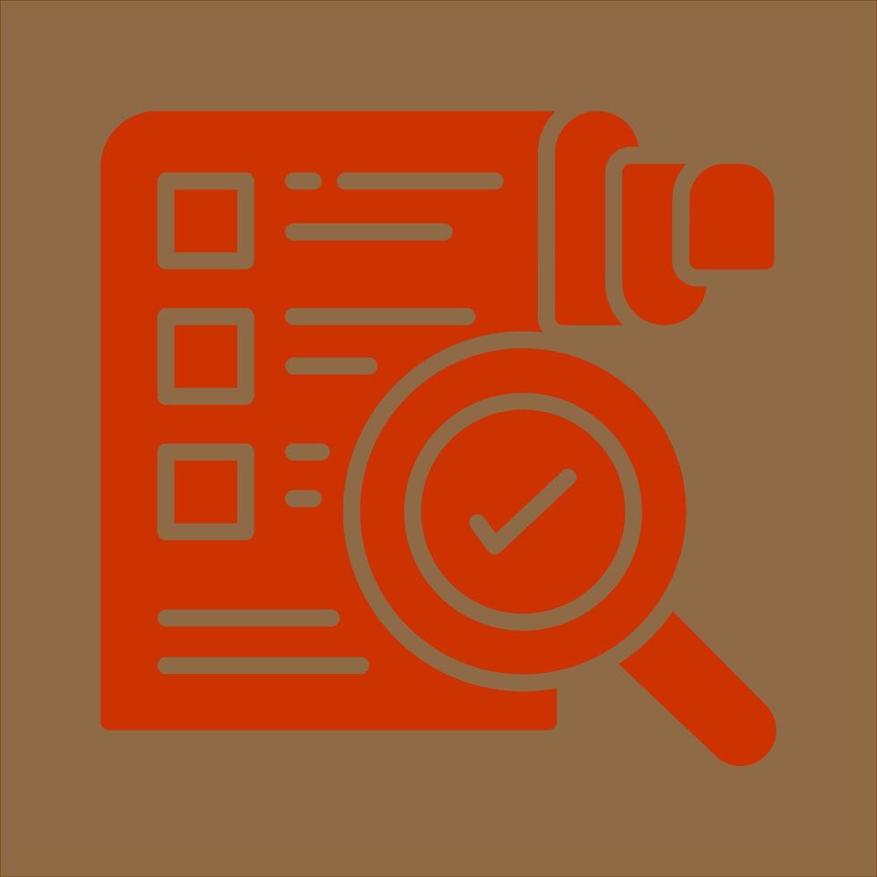 Profile Evaluation Icon Design vector
