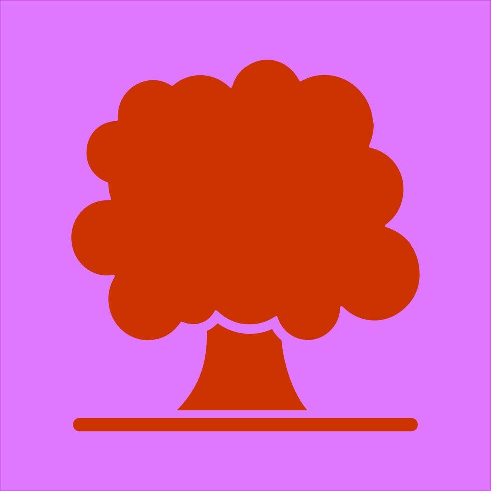 Deciduous Tree Icon Design vector