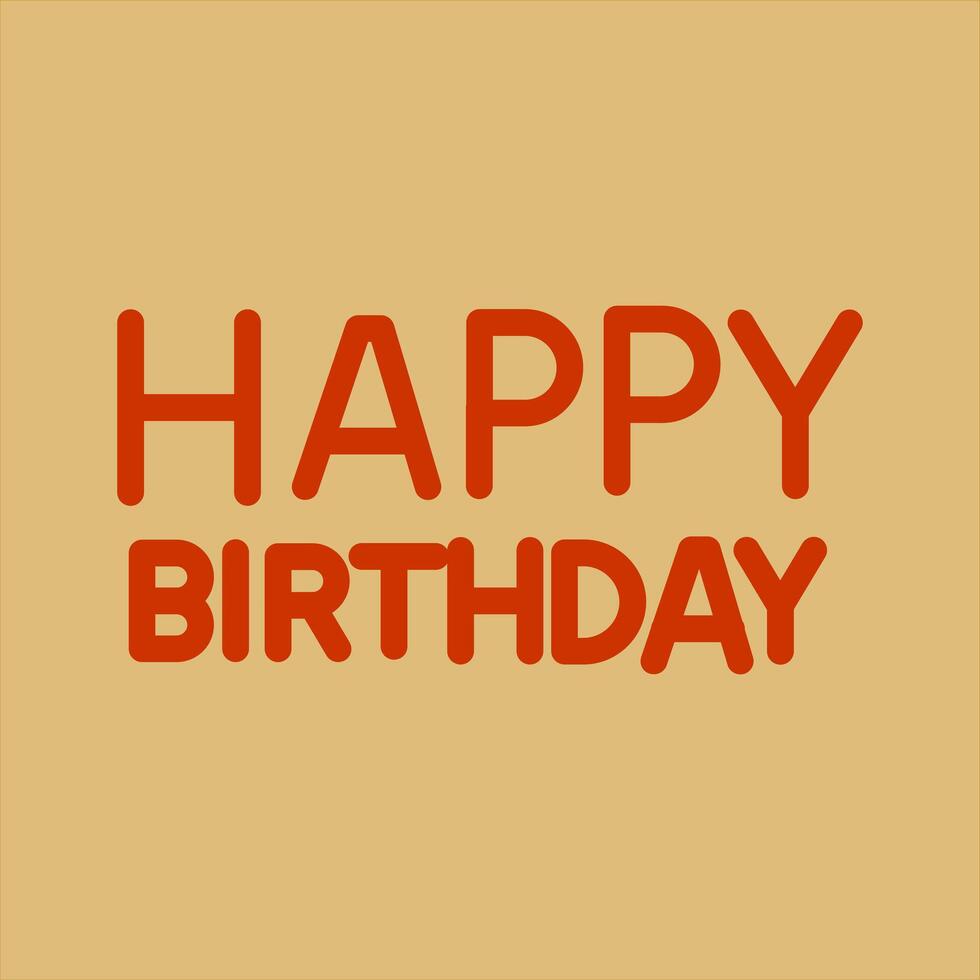 Happy Birthday Sign Icon Design vector