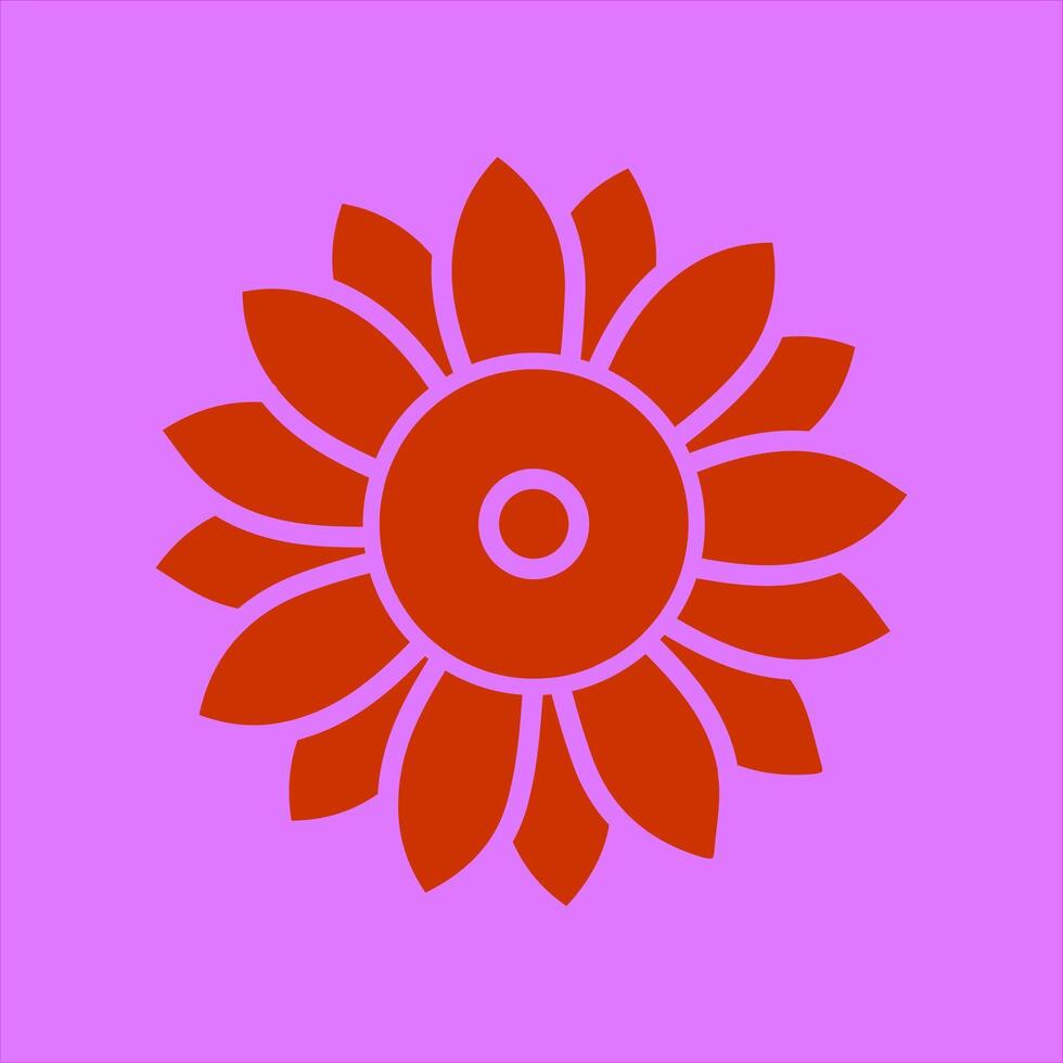 Floral Arrangement Icon Design vector