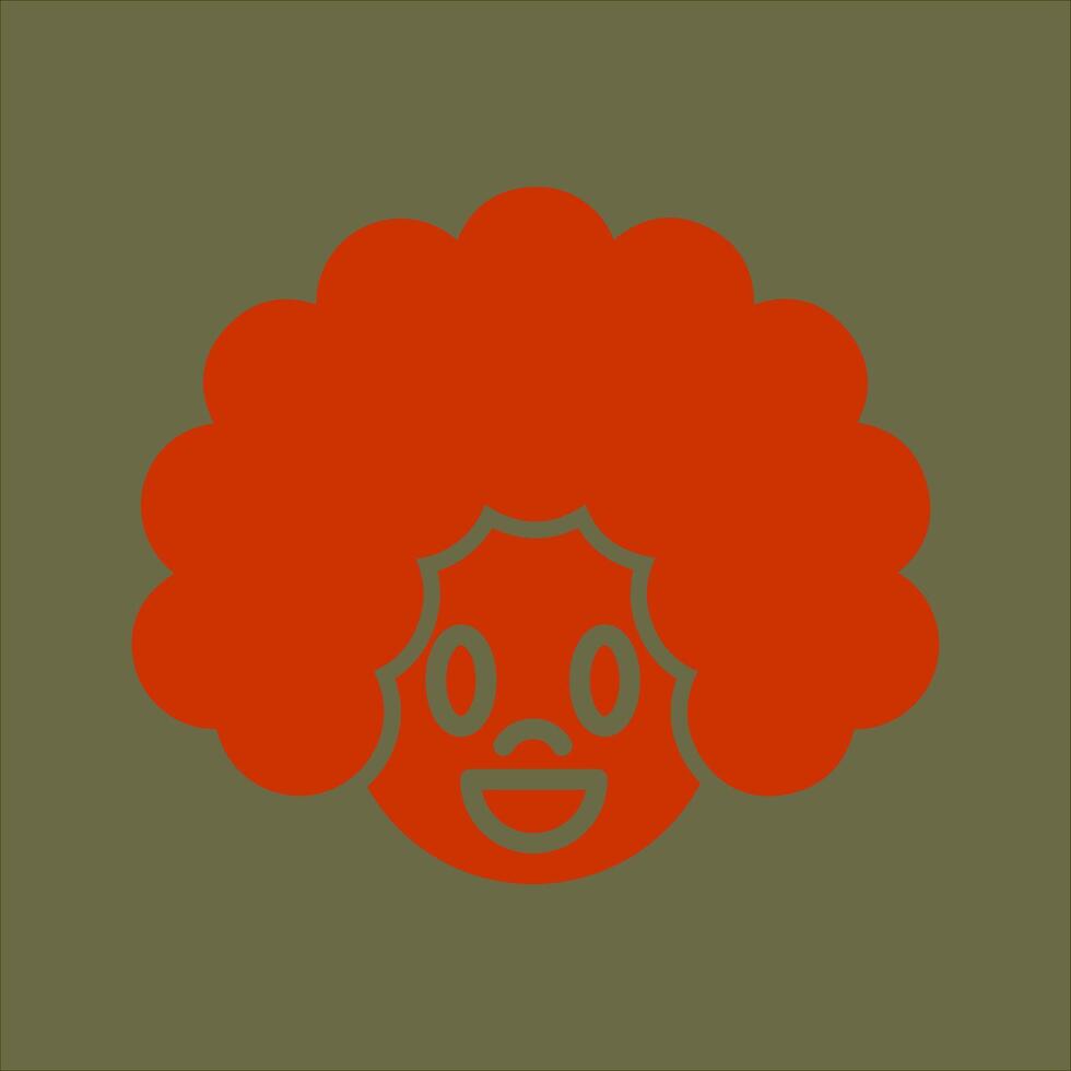 Clown Face Icon Design vector
