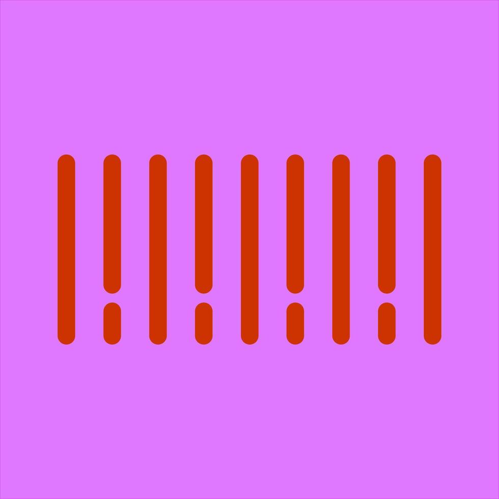 Barcode Icon Design vector