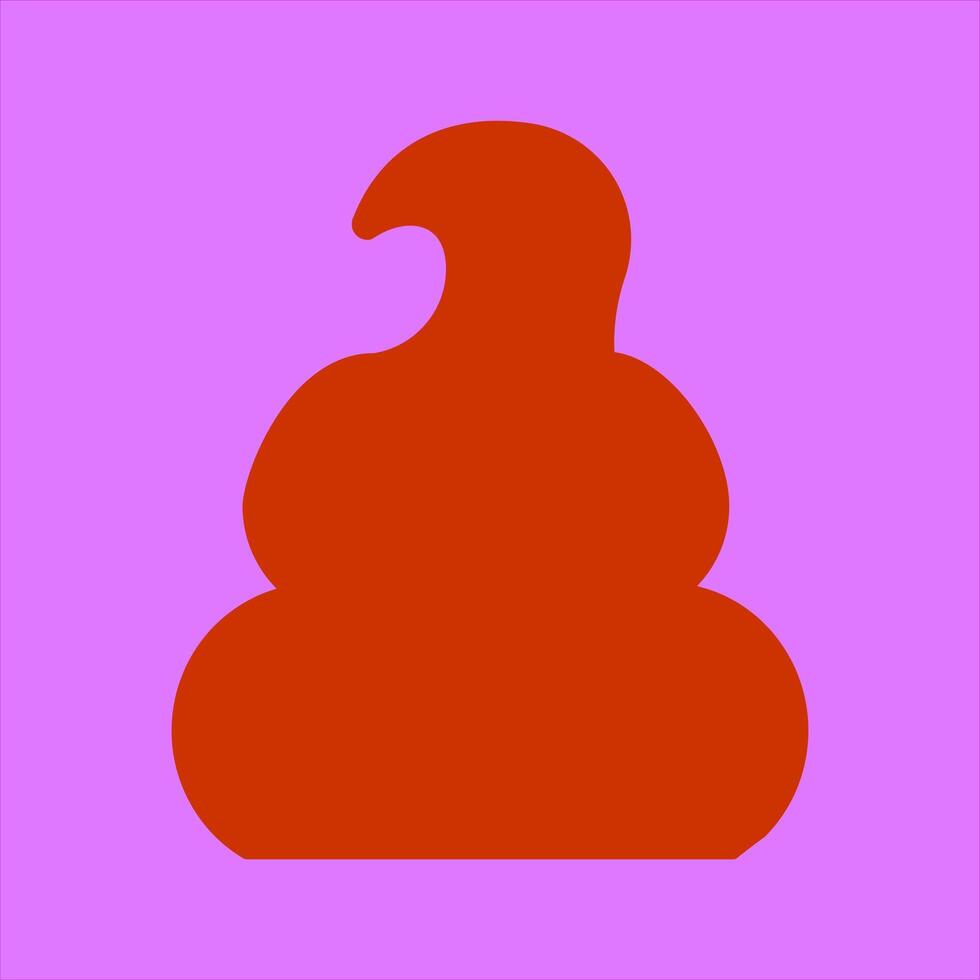 Pile of Poo Icon Design vector