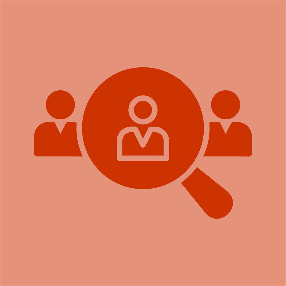 Recruitment Icon Design vector