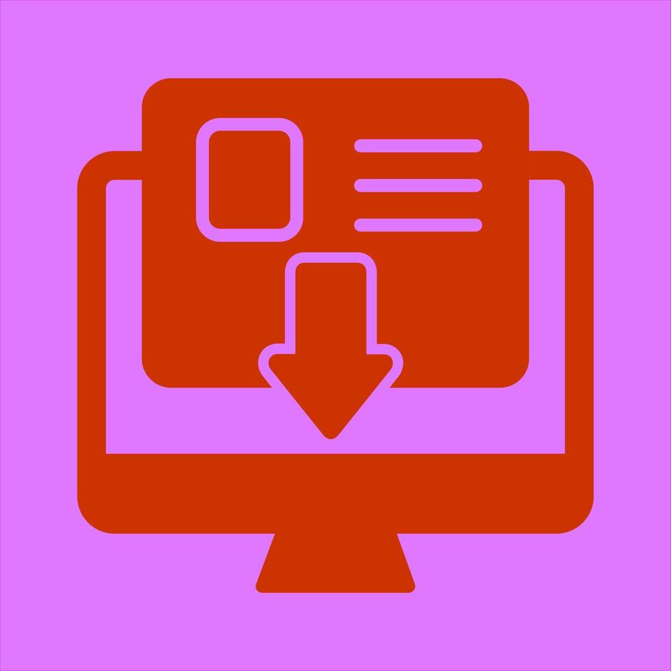 Landing Page Icon Design vector