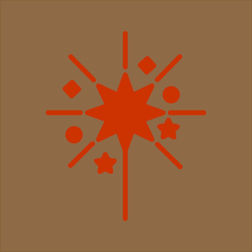 Sparklers Icon Design vector