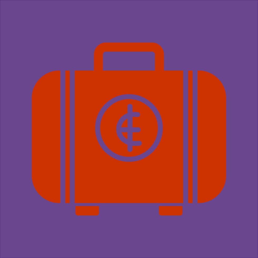 Suitcase Icon Design vector